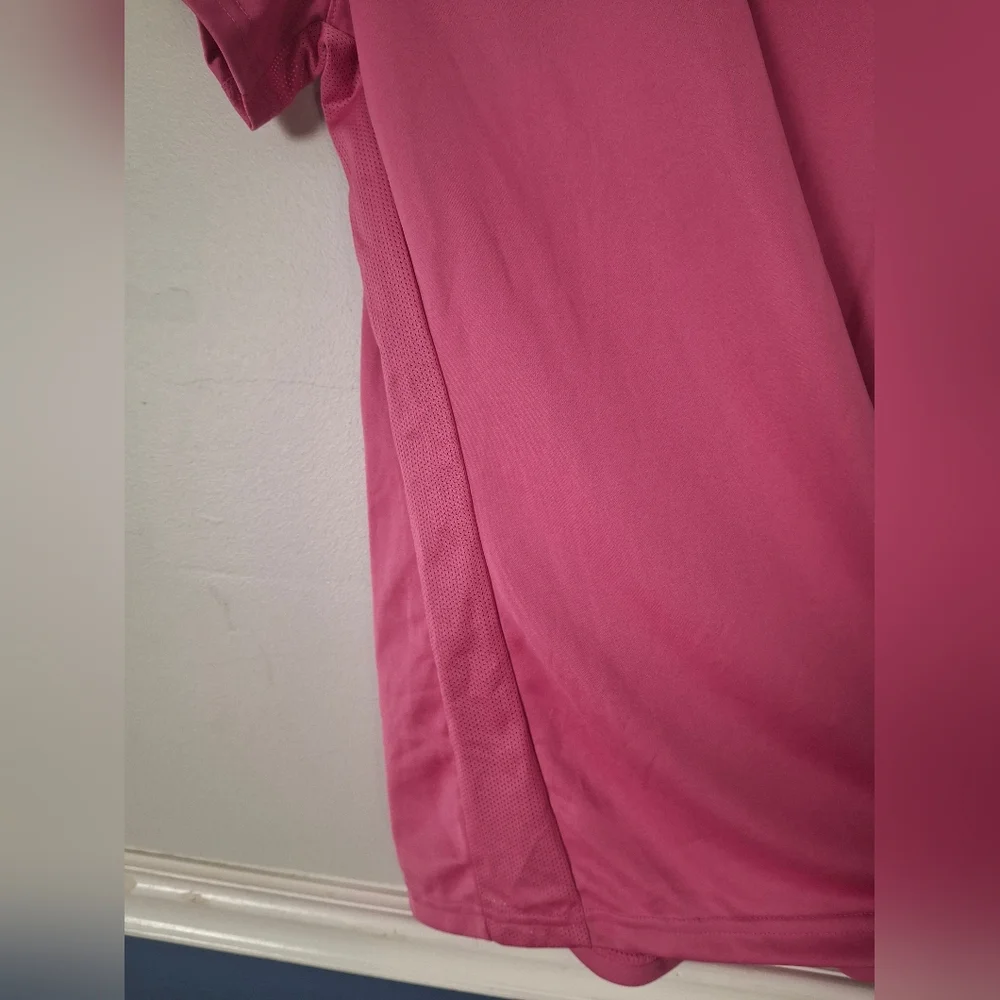 Nike Women Vibrant Pink Short Sleeve Tee Size L